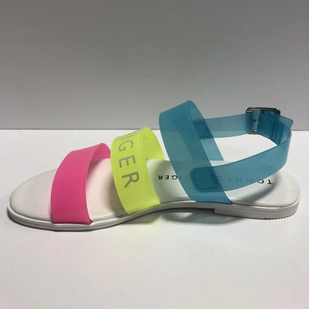 Tommy Hilfiger Big Kids' Ralana II Sandal Multi, Girls' Size 2 M